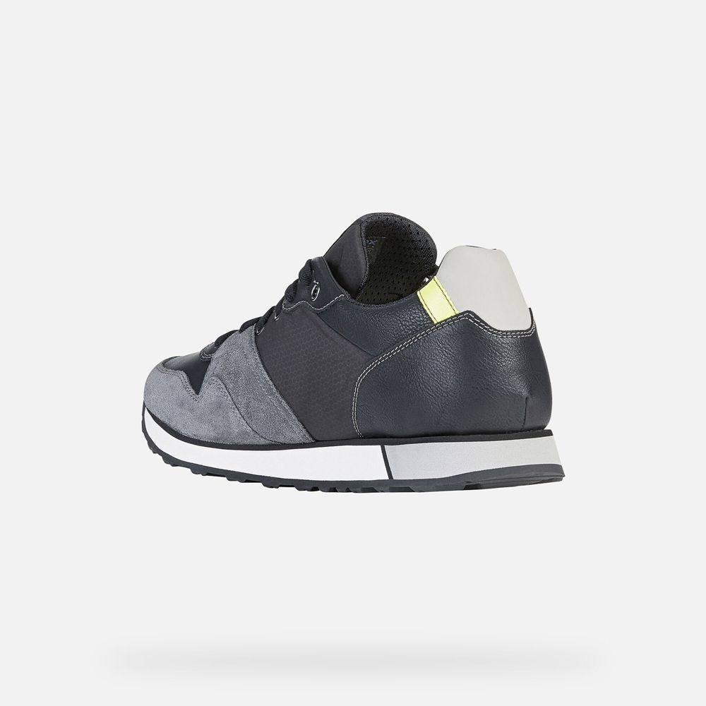 Geox Erkek Spor Ayakkabı Siyah - Vittoriale - DIR-960137